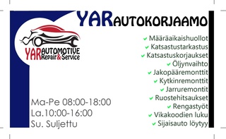 YAR AUTOKORJAAMO JA HUOLTO Tuusula